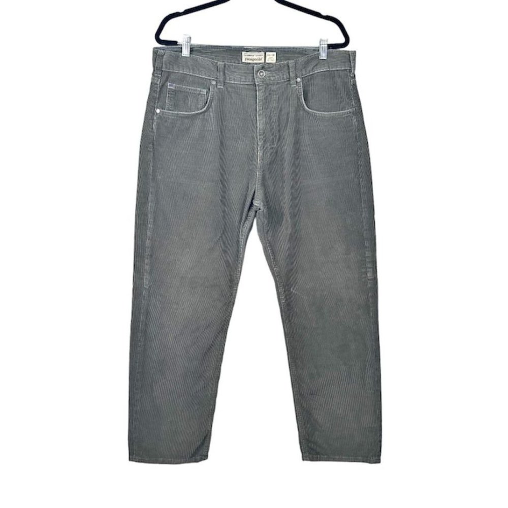 Patagonia Regular Fit Cords Pants in Forge Gray